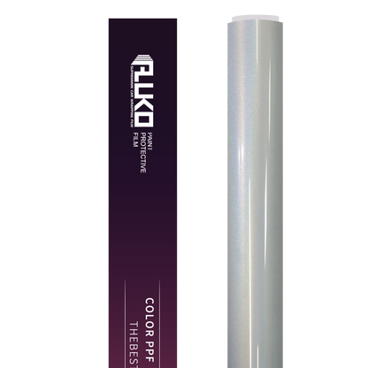 TPU Gloss Metallic Rainbow Laser White Colored PPF Paint Protection Film product image 2 - Veloro paint protection film