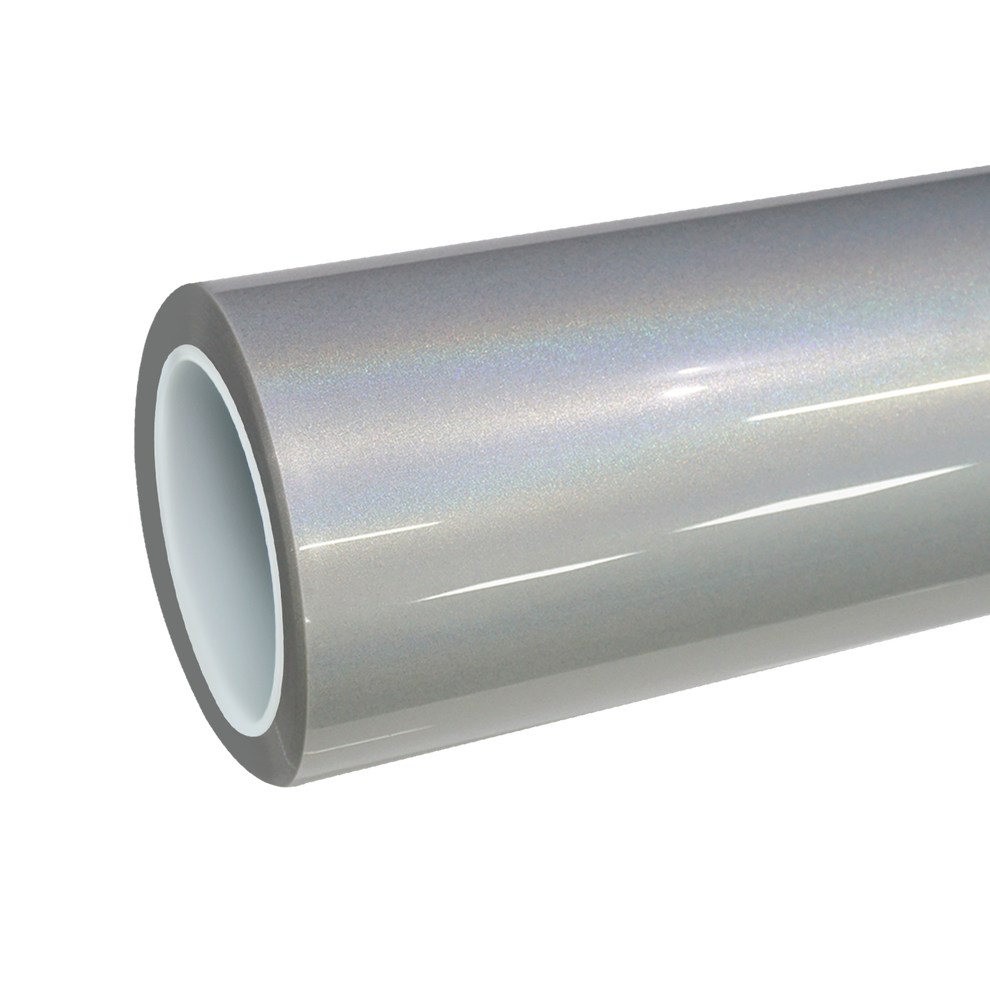 TPU Gloss Metallic Rainbow Laser White Colored PPF Paint Protection Film