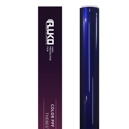 TPU Gloss Metallic Royal Blue Colored PPF Paint Protection Film product image 2 - Veloro paint protection film