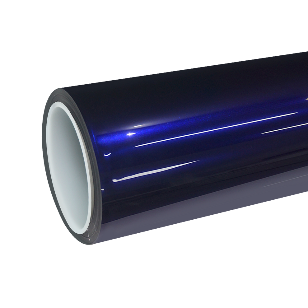 TPU Gloss Metallic Royal Blue Colored PPF Paint Protection Film