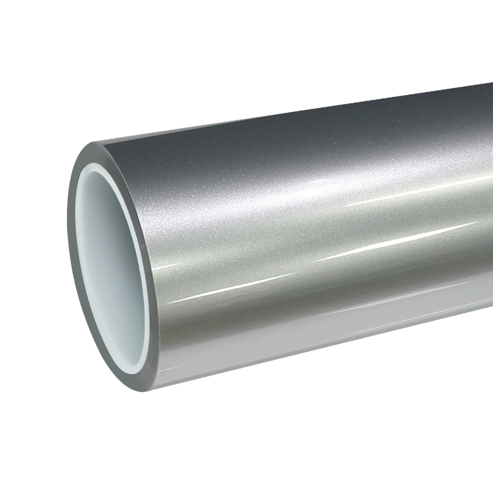 TPU Gloss Metallic Silver Colored PPF Paint Protection Film