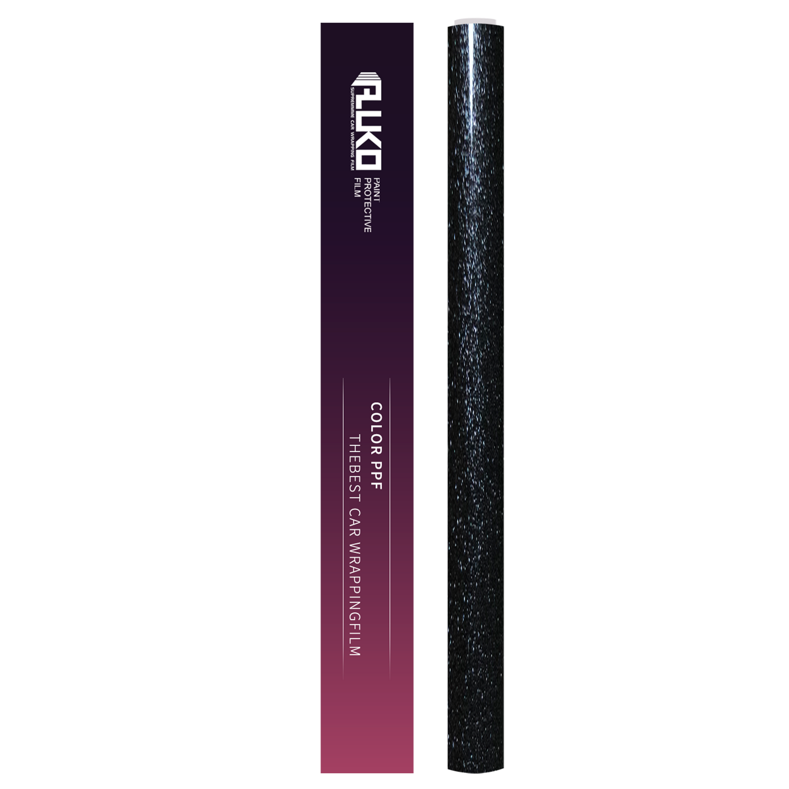 TPU Gloss Metallic Sparkle Glitter Black Colored PPF Paint Protection Film product image 3 - Veloro paint protection