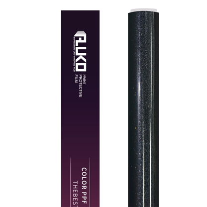 TPU Gloss Metallic Sparkle Glitter Black Colored PPF Paint Protection Film product image 2 - Veloro paint protection