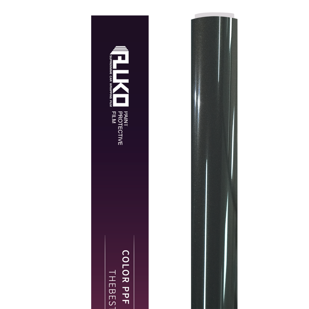 TPU Gloss Metallic Tourmaline Grey Colored PPF Paint Protection Film product image 2 - Veloro paint protection film