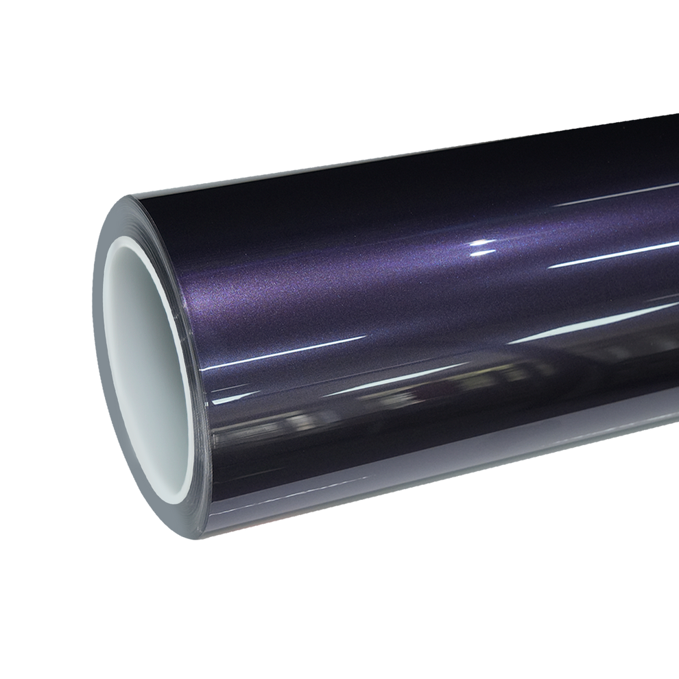 TPU Gloss Metallic Violet Grey Purple Colored PPF Paint Protection Film