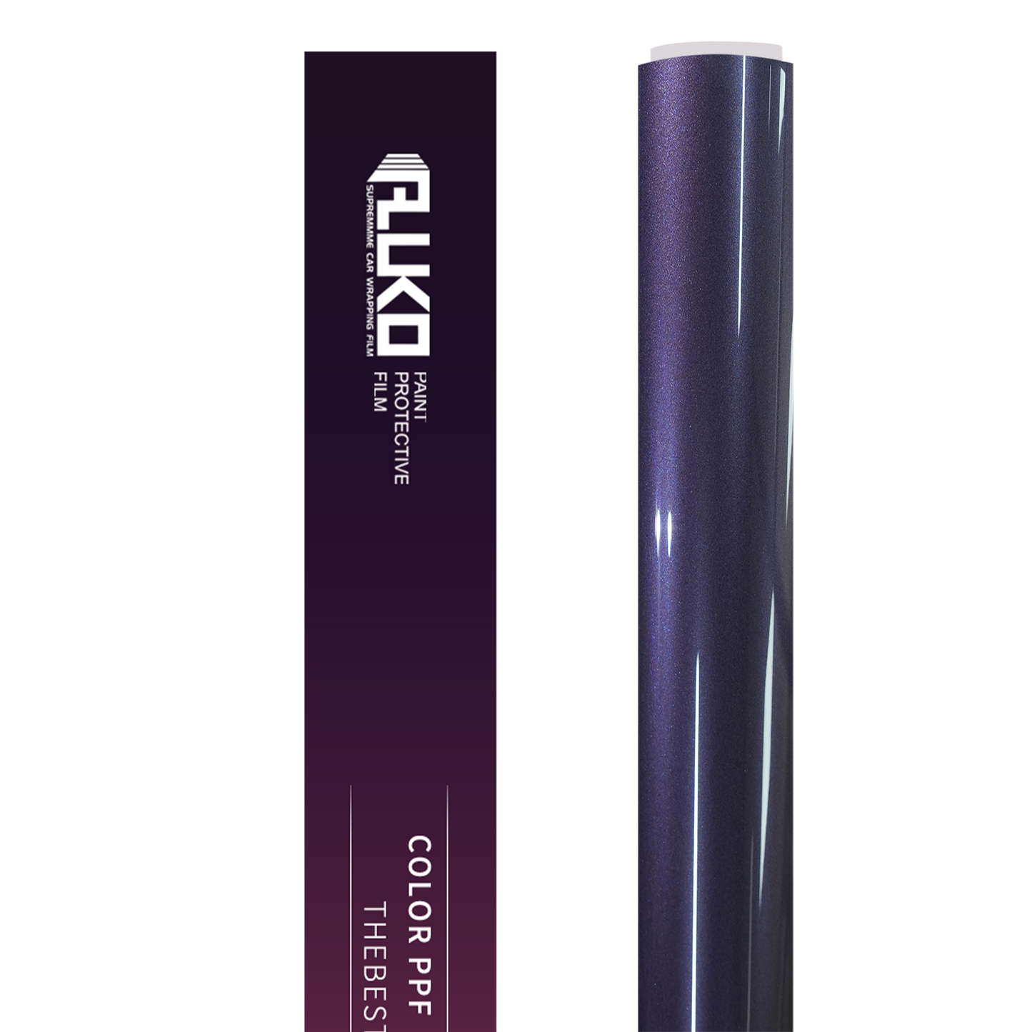 TPU Gloss Metallic Violet Grey Purple Colored PPF Paint Protection Film product image 2 - Veloro paint protection film