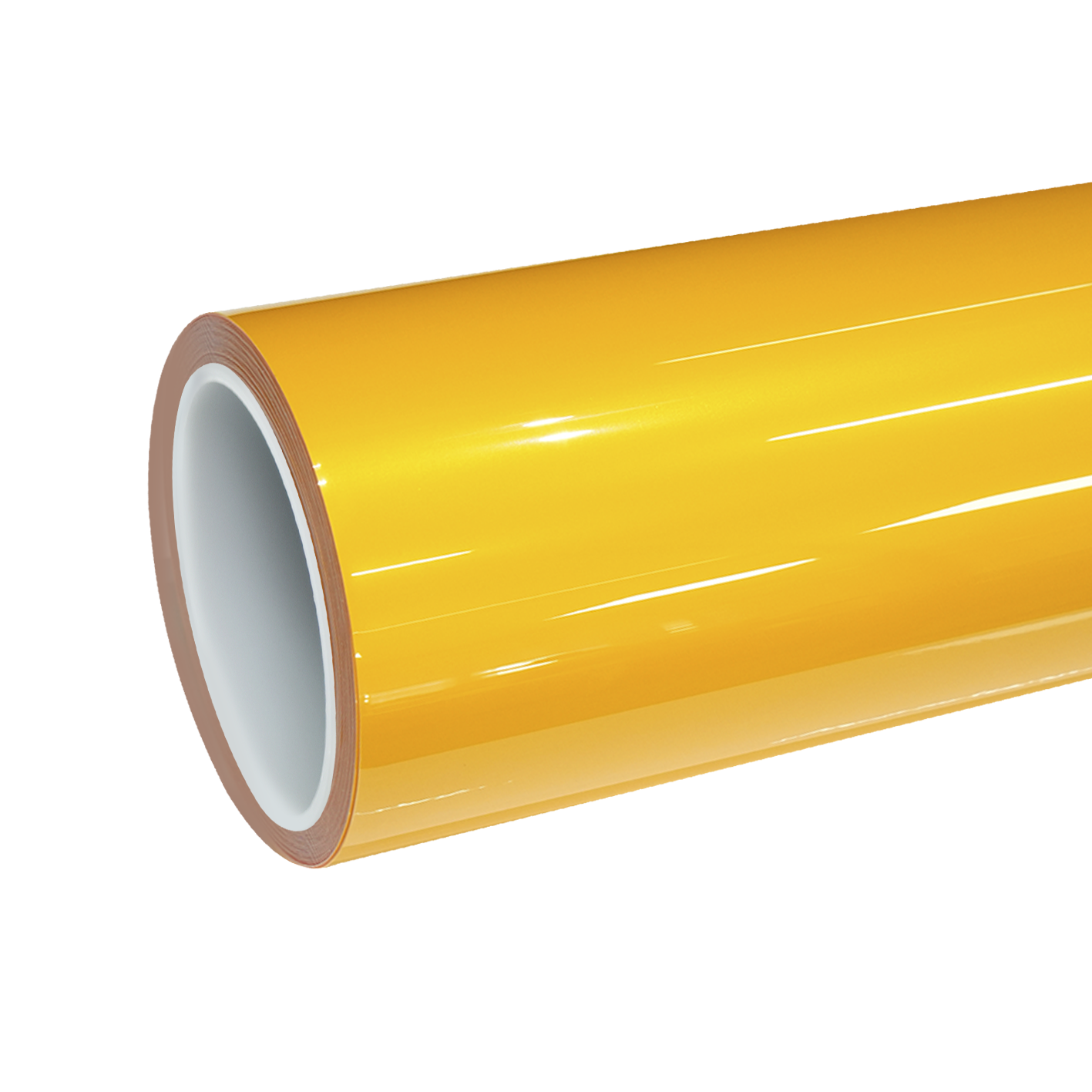 TPU Gloss Metallic Volcanic Yellow Colored PPF Paint Protection Film