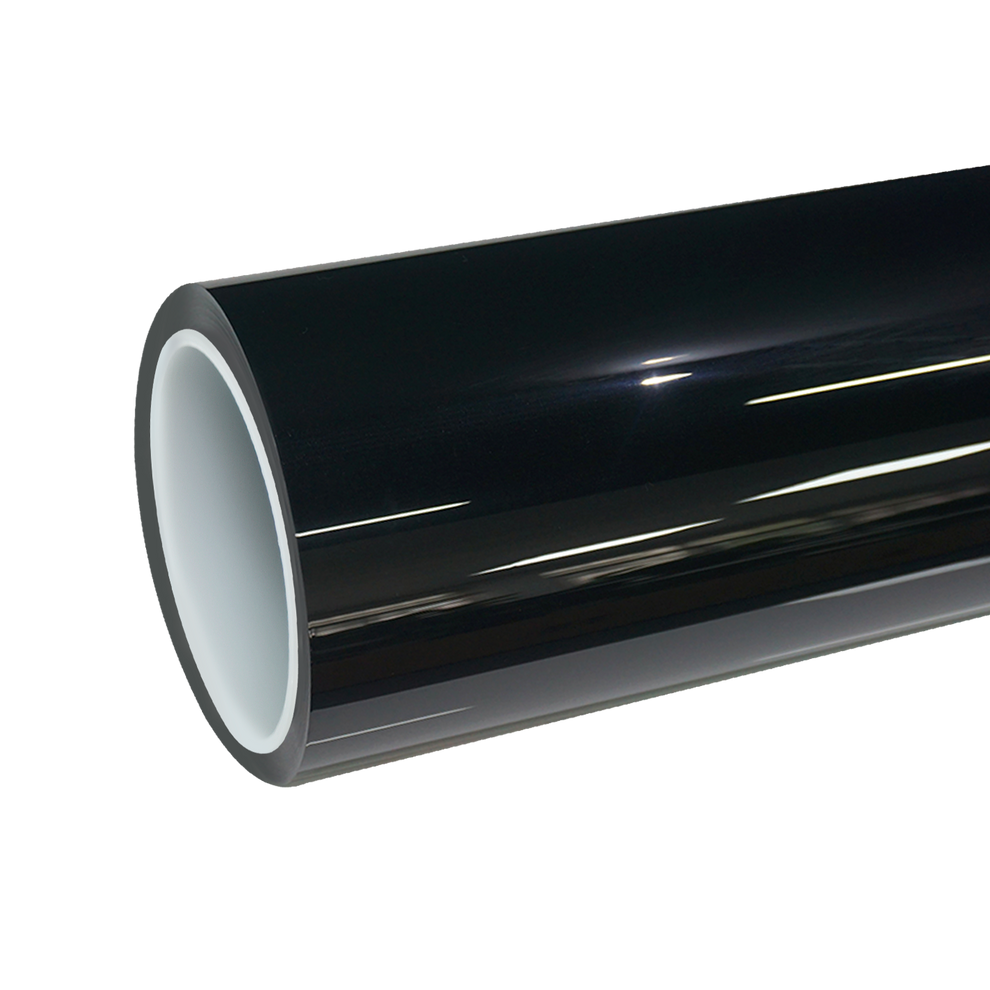 TPU Gloss Obsidian Black Colored PPF Paint Protection Film