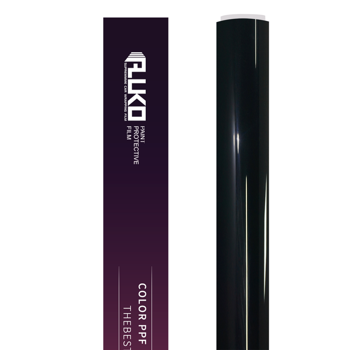 TPU Gloss Obsidian Black Colored PPF Paint Protection Film product image 2 - Veloro paint protection film
