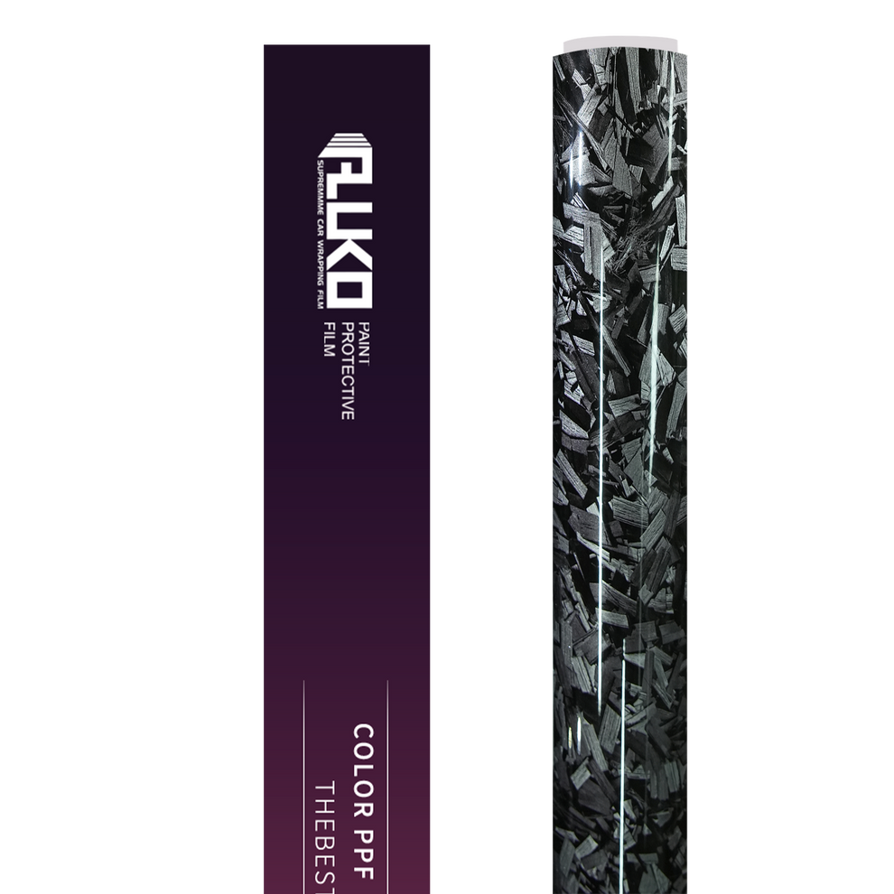 TPU Gloss Silver Forged Carbon Fiber Color PPF Paint Protection Film product image 2 - Veloro paint protection film