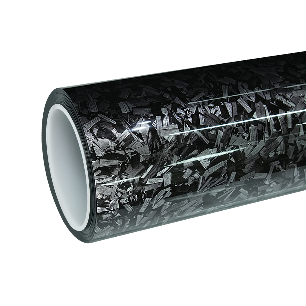 TPU Gloss Silver Forged Carbon Fiber Color PPF Paint Protection Film