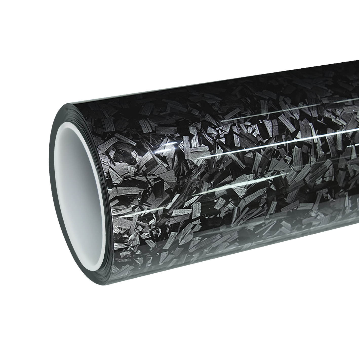 TPU Gloss Silver Forged Carbon Fiber Color PPF Paint Protection Film