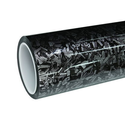 TPU Gloss Silver Forged Carbon Fiber Color PPF Paint Protection Film