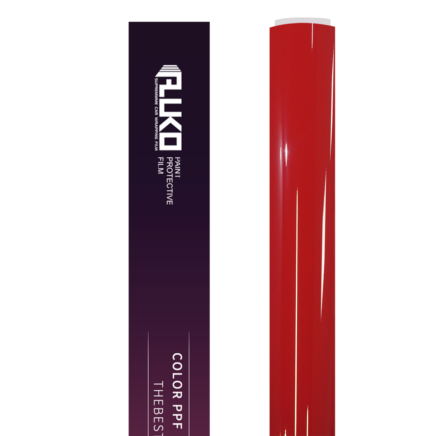 TPU Gloss Strawberry Red Colored PPF Paint Protection Film product image 2 - Veloro paint protection film
