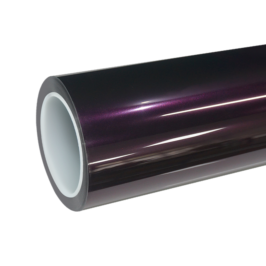 TPU Gloss Super Bright Black Magic Purple Colored PPF Paint Protection Film