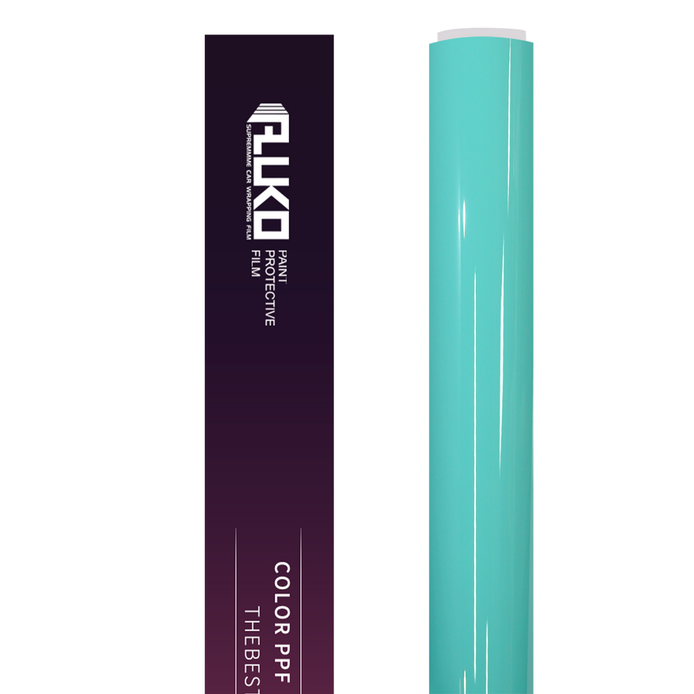 TPU Gloss Tiffany Blue Colored PPF Paint Protection Film product image 3 - Veloro paint protection film