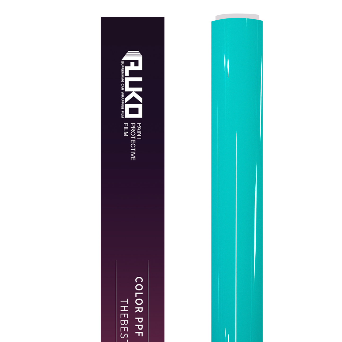 TPU Gloss Turquoise Blue Colored PPF Paint Protection Film product image 2 - Veloro paint protection film