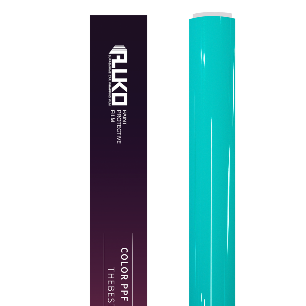 TPU Gloss Turquoise Blue Colored PPF Paint Protection Film product image 2 - Veloro paint protection film