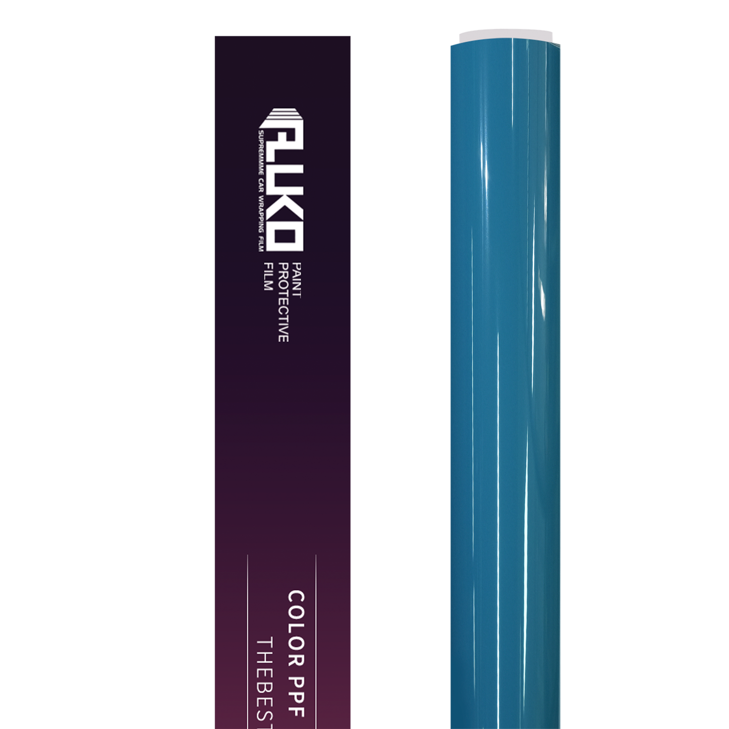 TPU Gloss Tuscany Blue Colored PPF Paint Protection Film product image 3 - Veloro paint protection film