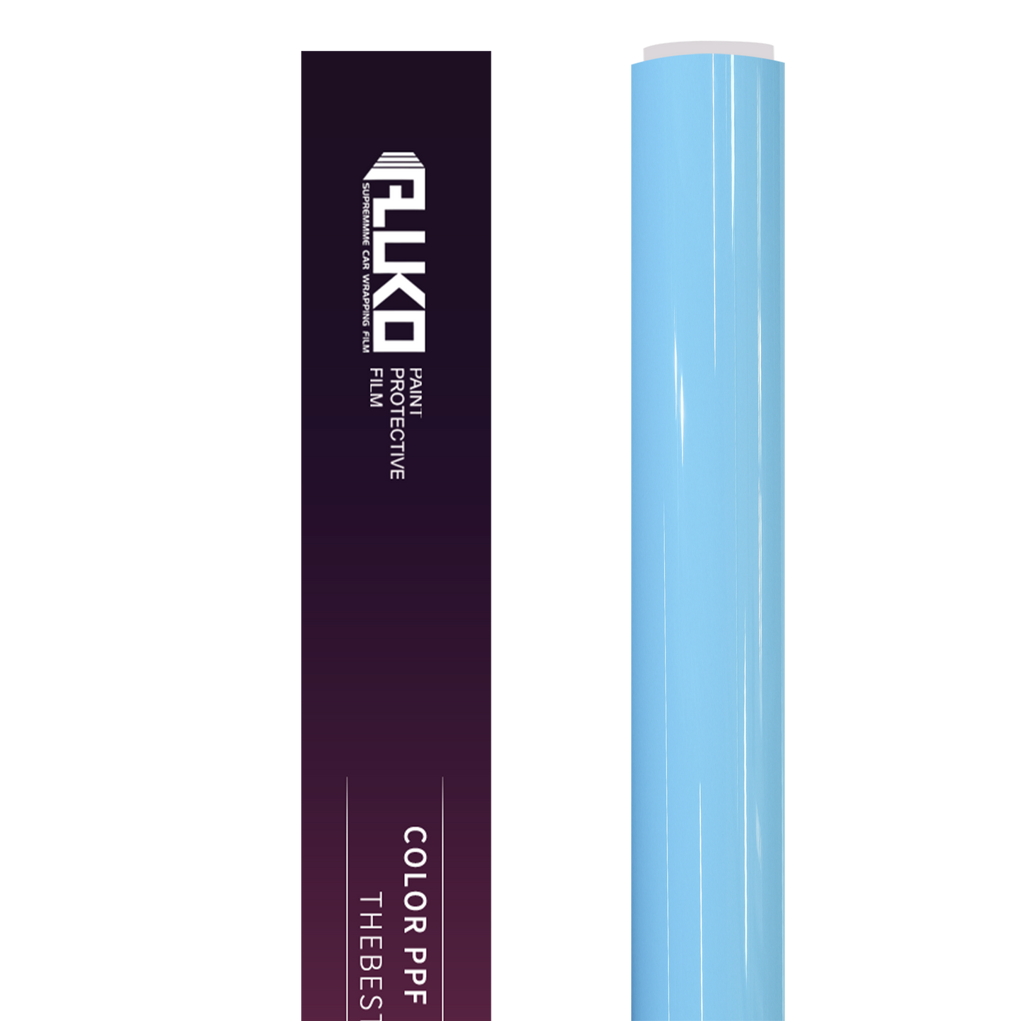 TPU Gloss Zandvoort Blue Colored PPF Paint Protection Film product image 3 - Veloro paint protection film