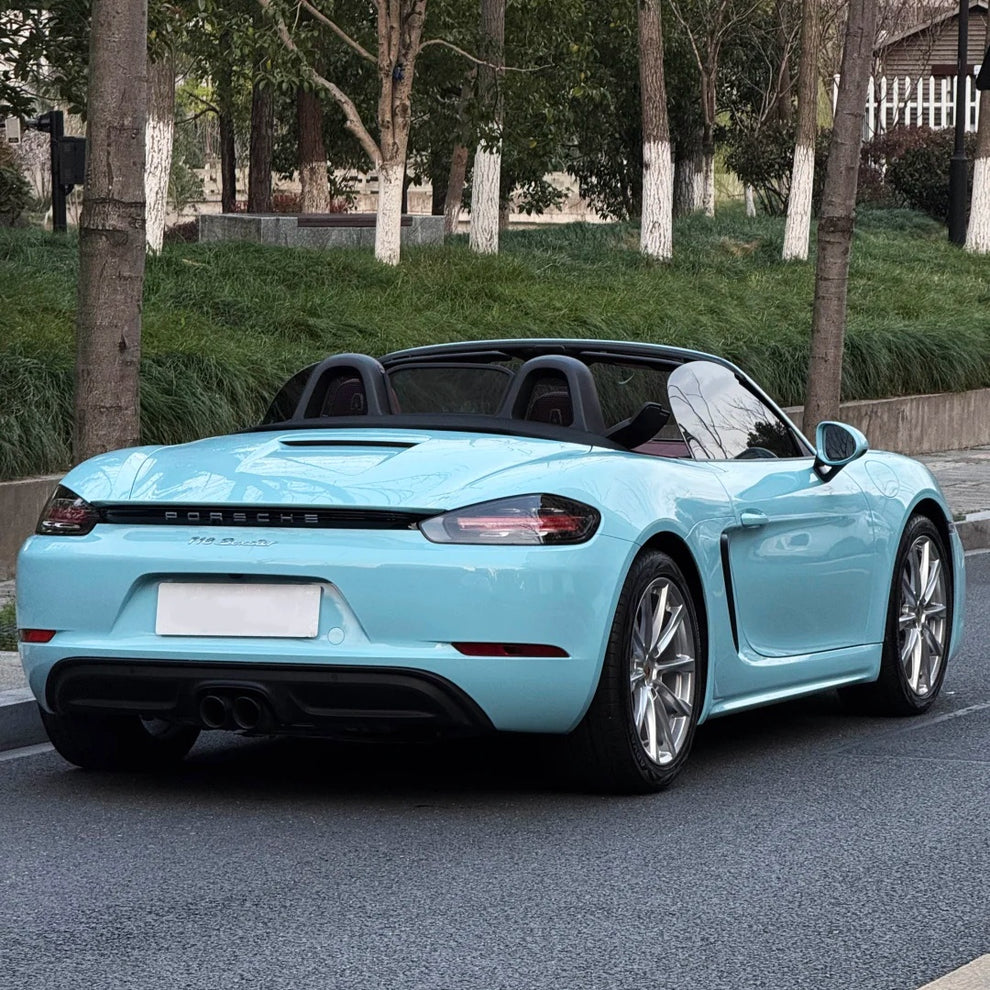 TPU Glossy Baby Blue Colored PPF Paint Protection Film product image 2 - Veloro paint protection film