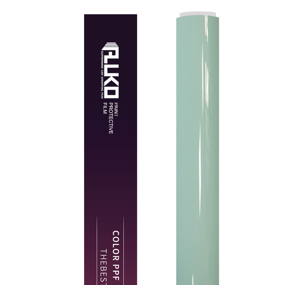 TPU Glossy Cragginess Green Colored PPF Paint Protection Film product image 3 - Veloro paint protection film