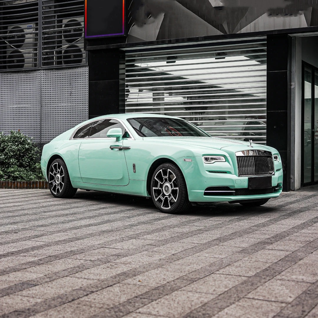 TPU Glossy Cragginess Green Colored PPF Paint Protection Film product image 2 - Veloro paint protection film