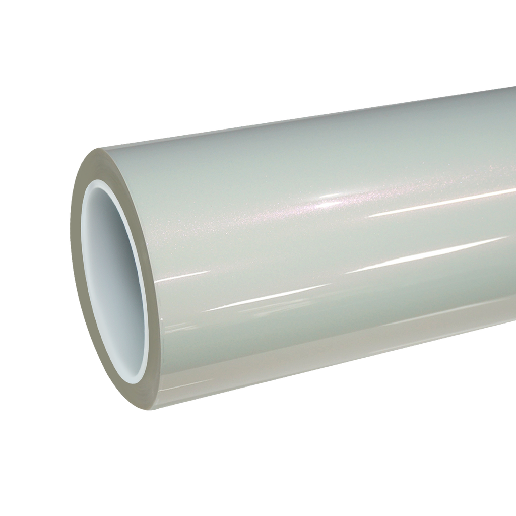 TPU Glossy Diamond White Pink Colored PPF Paint Protection Film