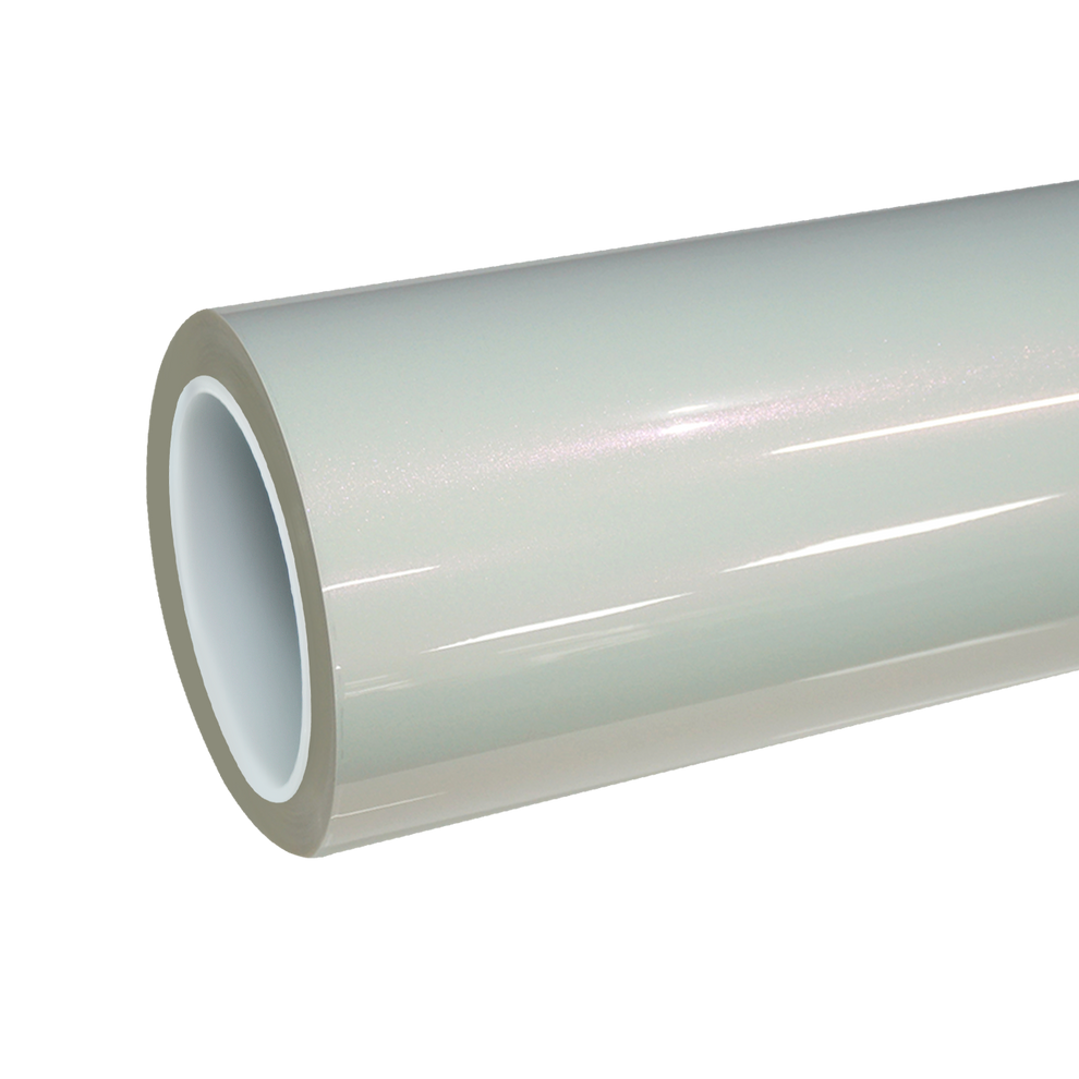 TPU Glossy Diamond White Pink Colored PPF Paint Protection Film