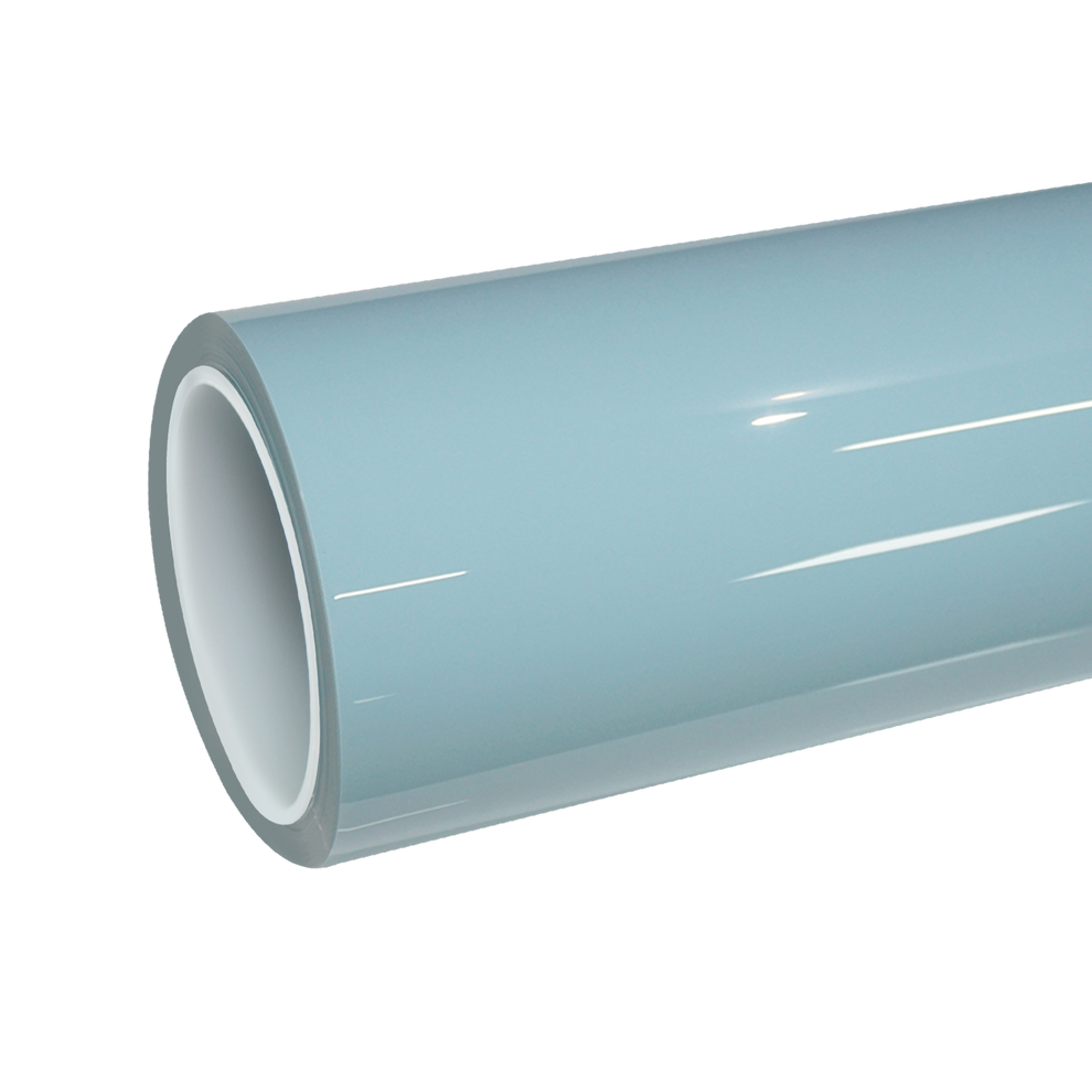 TPU Glossy Glacier Blue Colored PPF Paint Protection Film