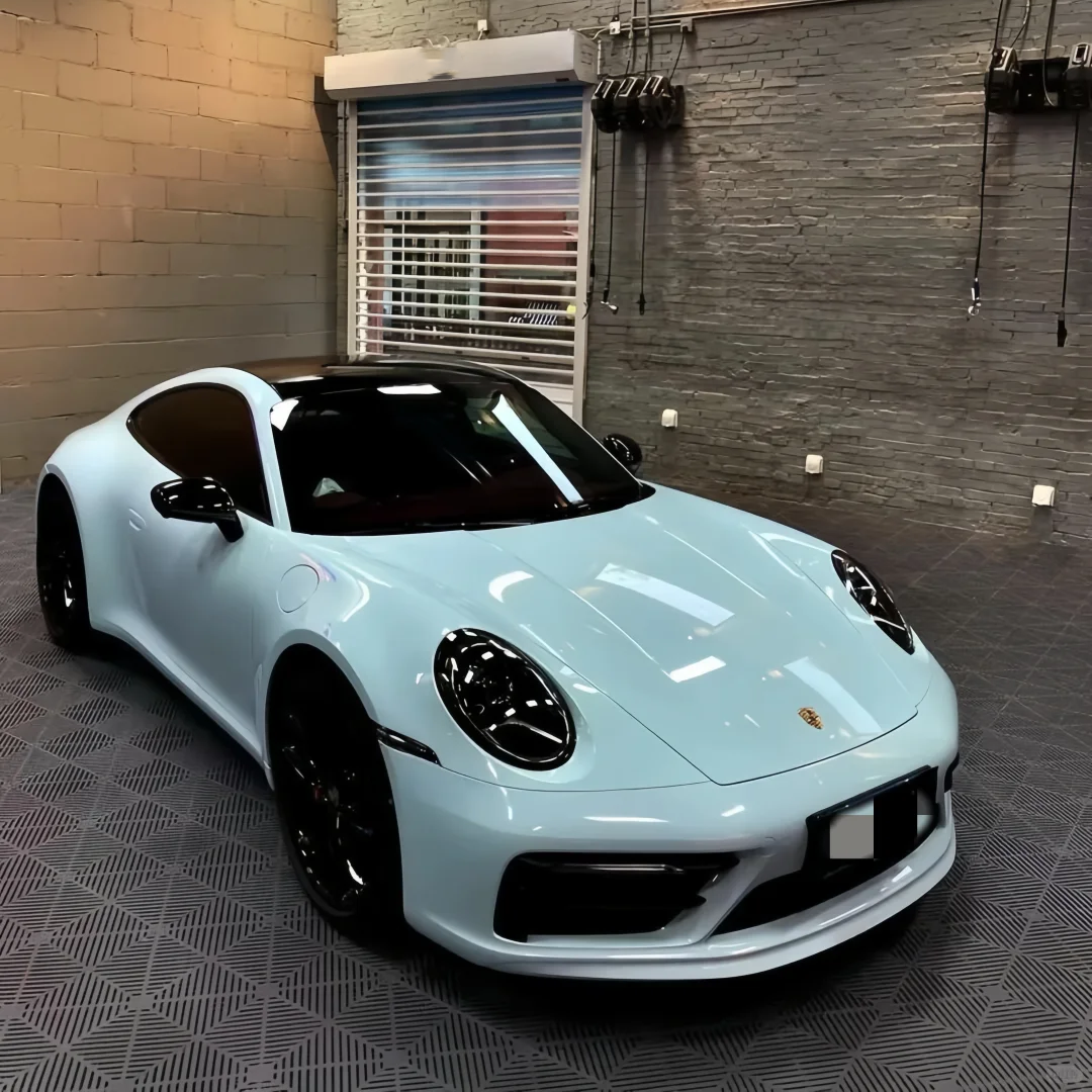TPU Glossy Glacier Blue Colored PPF Paint Protection Film product image 2 - Veloro paint protection film