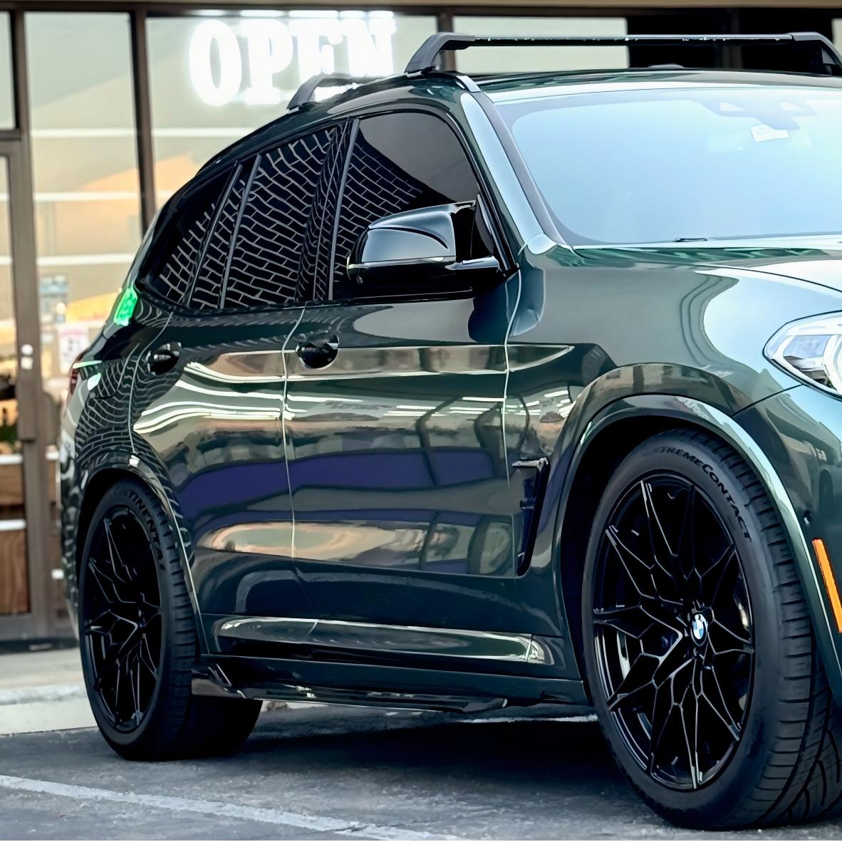 TPU Glossy Liquid Alpine Green Colored PPF Paint Protection Film product image 2 - Veloro paint protection film