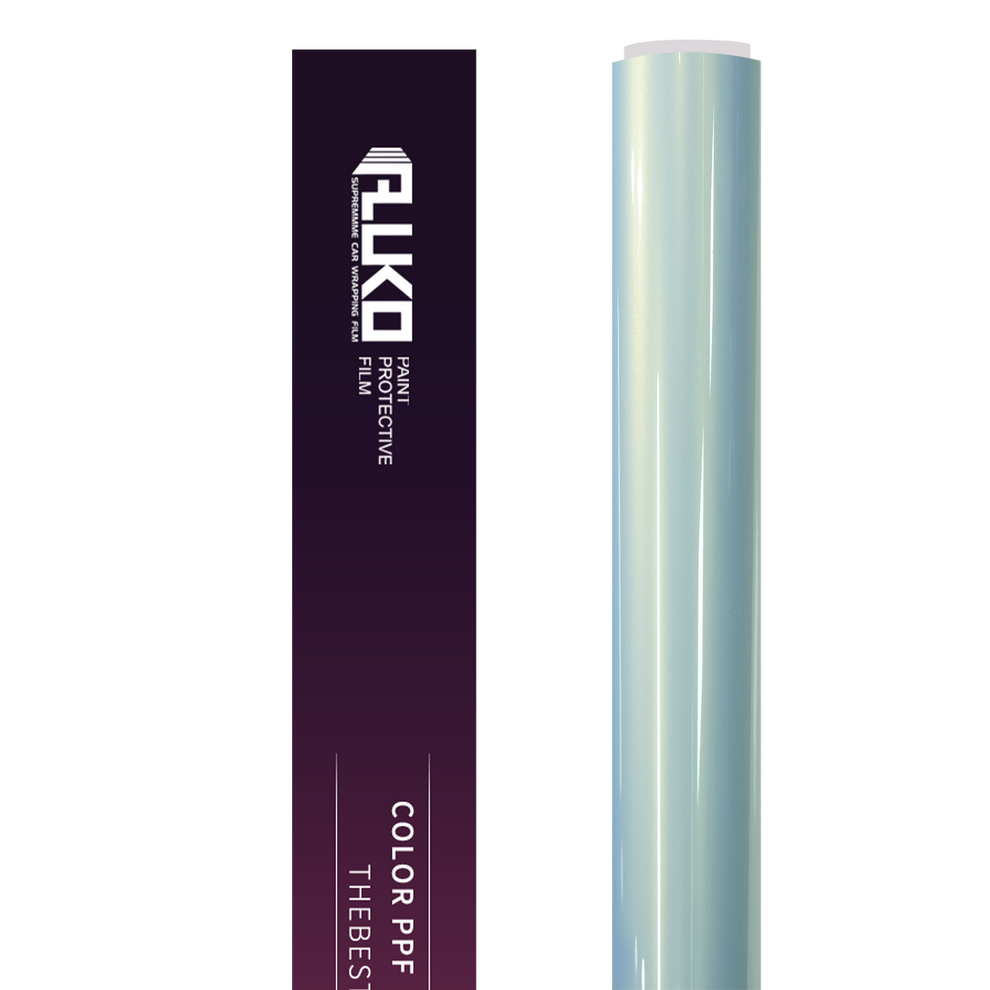 TPU Glossy Metallic Chameleon Gold Blue Colored PPF Paint Protection Film product image 4 - Veloro paint protection film
