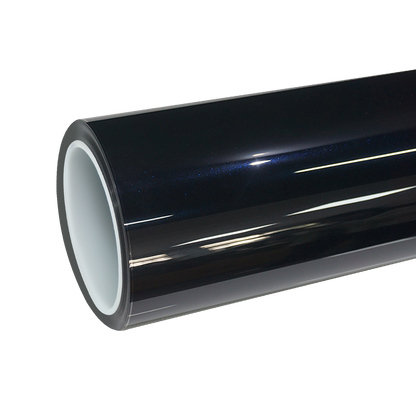 TPU Glossy Metallic Glitter Black Blue Colored PPF Paint Protection Film
