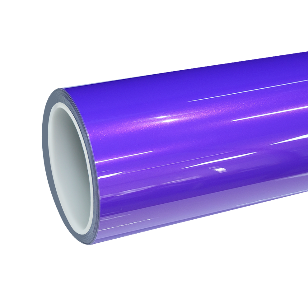 TPU Glossy Metallic Royalty Explosion Purple Colored PPF Paint Protection Film