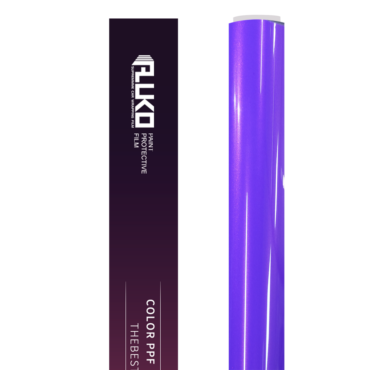 TPU Glossy Metallic Royalty Explosion Purple Colored PPF Paint Protection Film product image 3 - Veloro paint