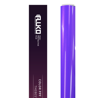 TPU Glossy Metallic Royalty Explosion Purple Colored PPF Paint Protection Film product image 3 - Veloro paint