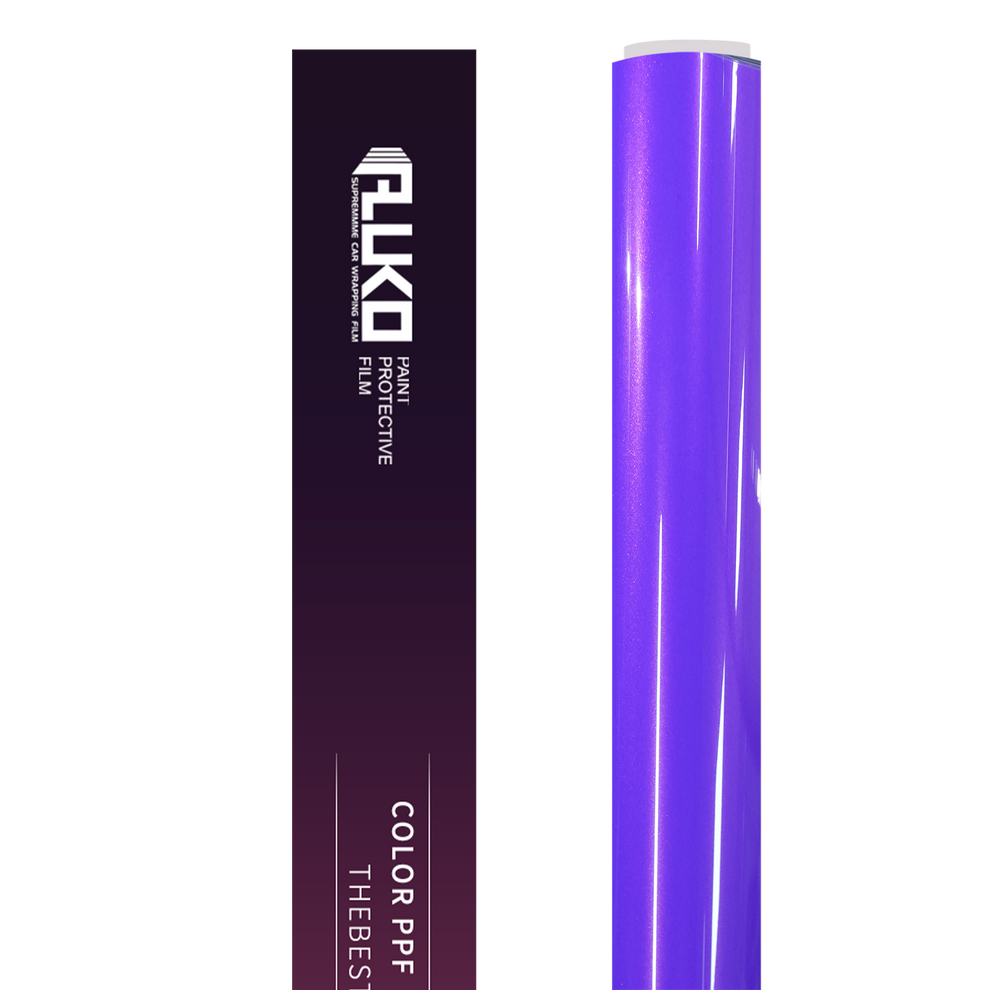 TPU Glossy Metallic Royalty Explosion Purple Colored PPF Paint Protection Film product image 3 - Veloro paint