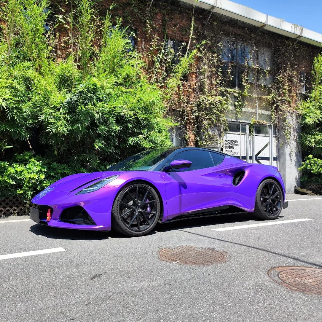 TPU Glossy Metallic Royalty Explosion Purple Colored PPF Paint Protection Film product image 2 - Veloro paint