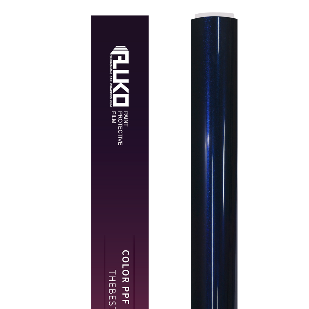TPU Glossy Metallic Tanzanite Blue Colored PPF Paint Protection Film product image 2 - Veloro paint protection film