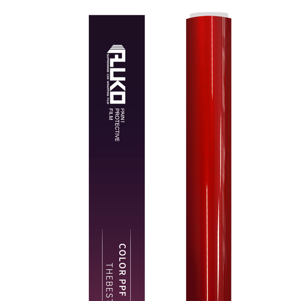 TPU Glossy Metallic Vampire Red Colored PPF Paint Protection Film product image 2 - Veloro paint protection film