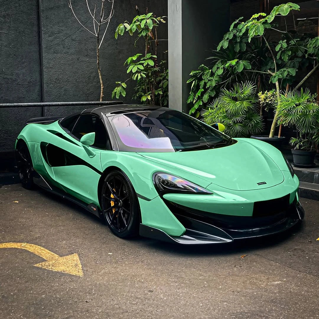 TPU Glossy Mint Green Colored PPF Paint Protection Film product image 2 - Veloro paint protection film