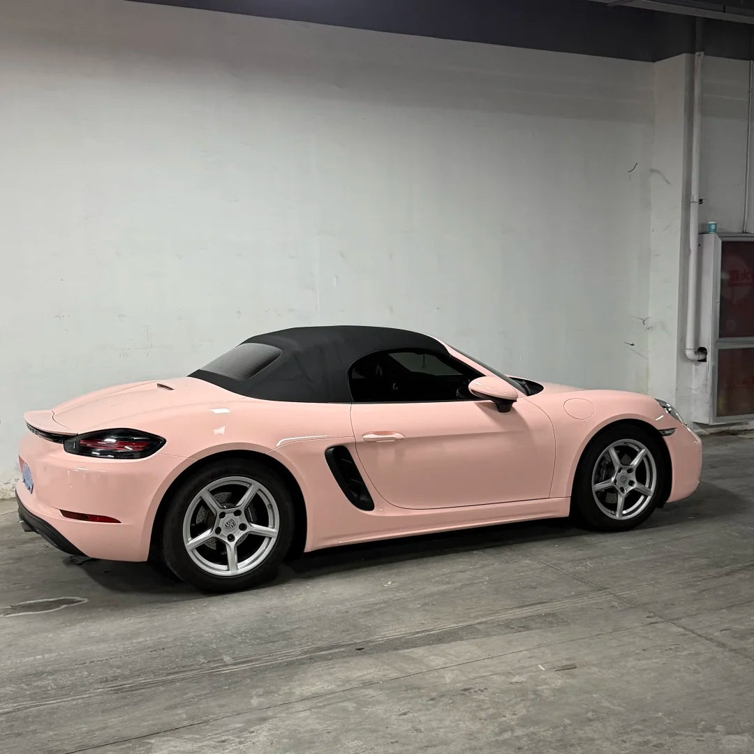 TPU Glossy Pearl Baby Pink Colored PPF Paint Protection Film product image 2 - Veloro paint protection film