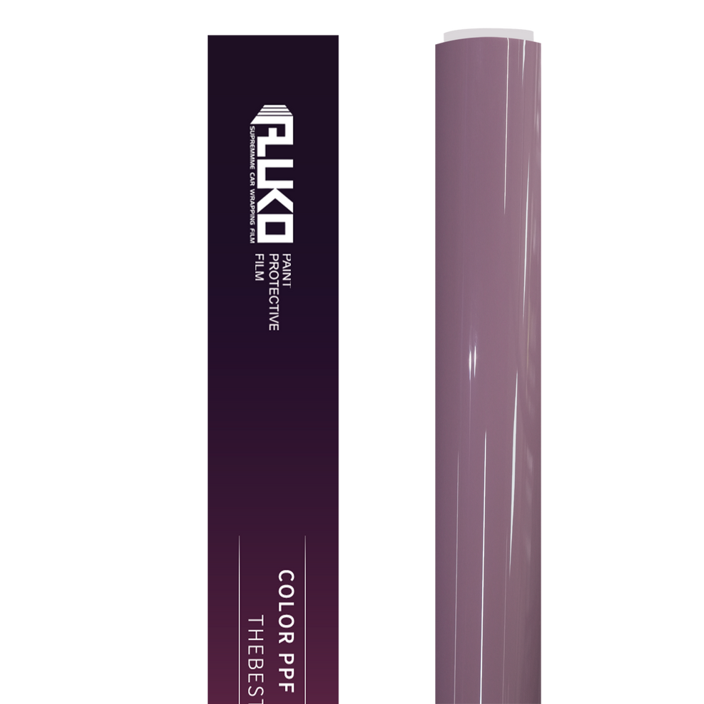 TPU Glossy Rose Latte Pink Colored PPF Paint Protection Film product image 3 - Veloro paint protection film