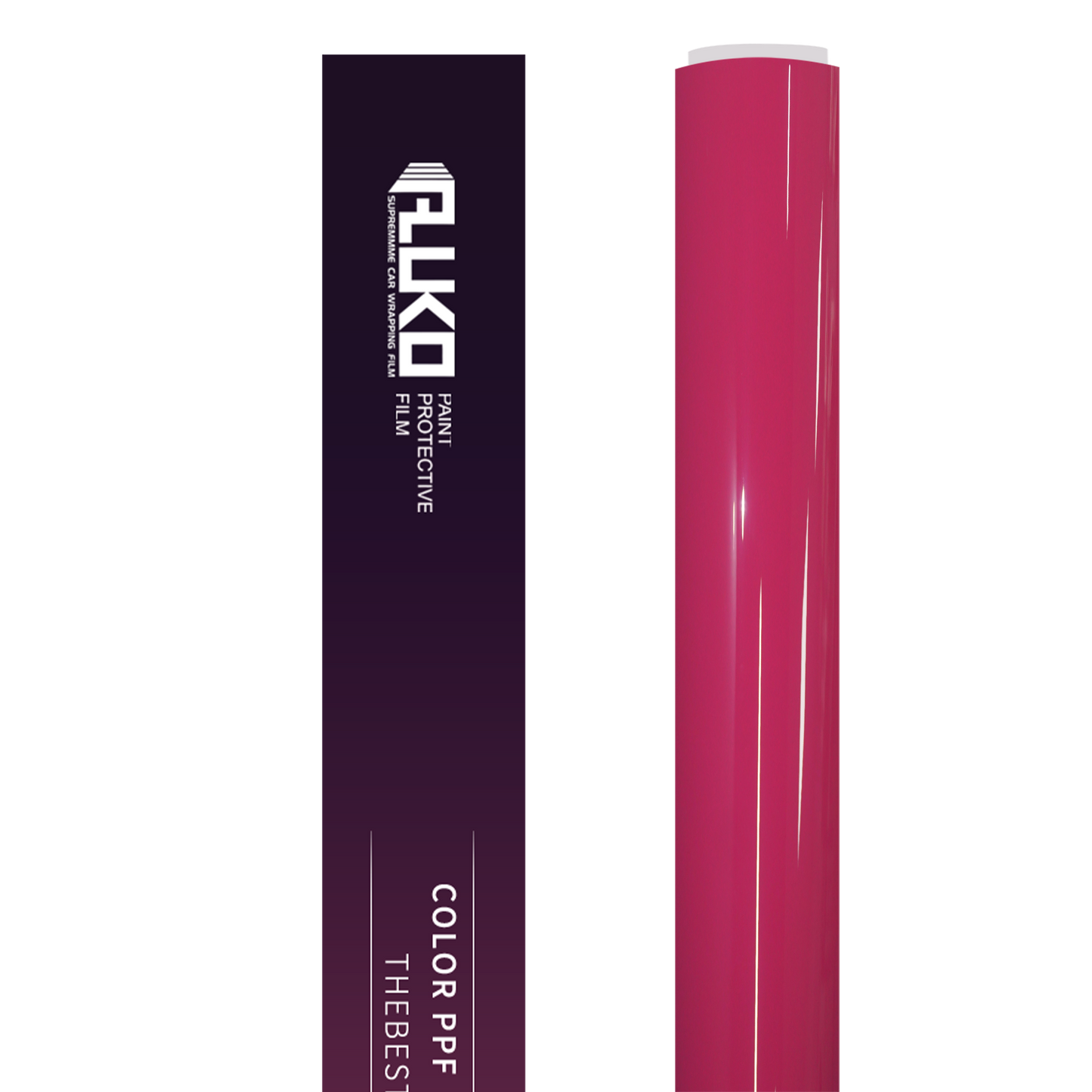 TPU Glossy Rose Red Colored PPF Paint Protection Film product image 3 - Veloro paint protection film