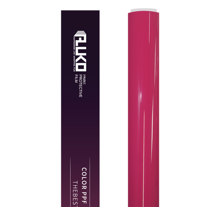 TPU Glossy Rose Red Colored PPF Paint Protection Film product image 3 - Veloro paint protection film