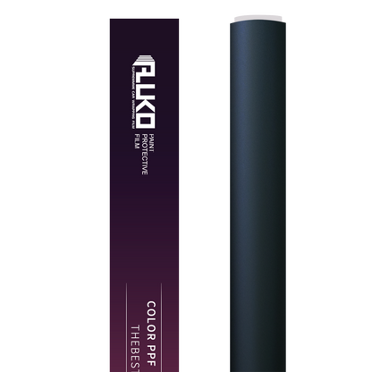 TPU Matte Black Phantom Blue Colored PPF Paint Protection Film product image 2 - Veloro paint protection film
