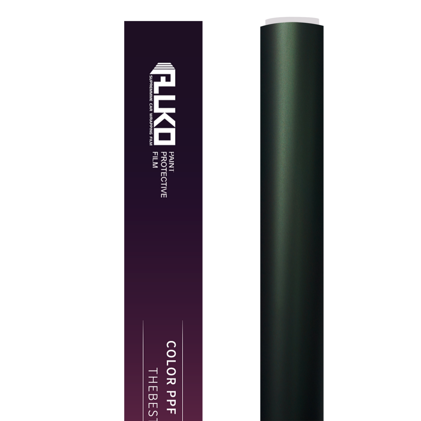 TPU Matte Ghost Metallic Dark Green Colored PPF Paint Protection Film product image 3 - Veloro paint protection film