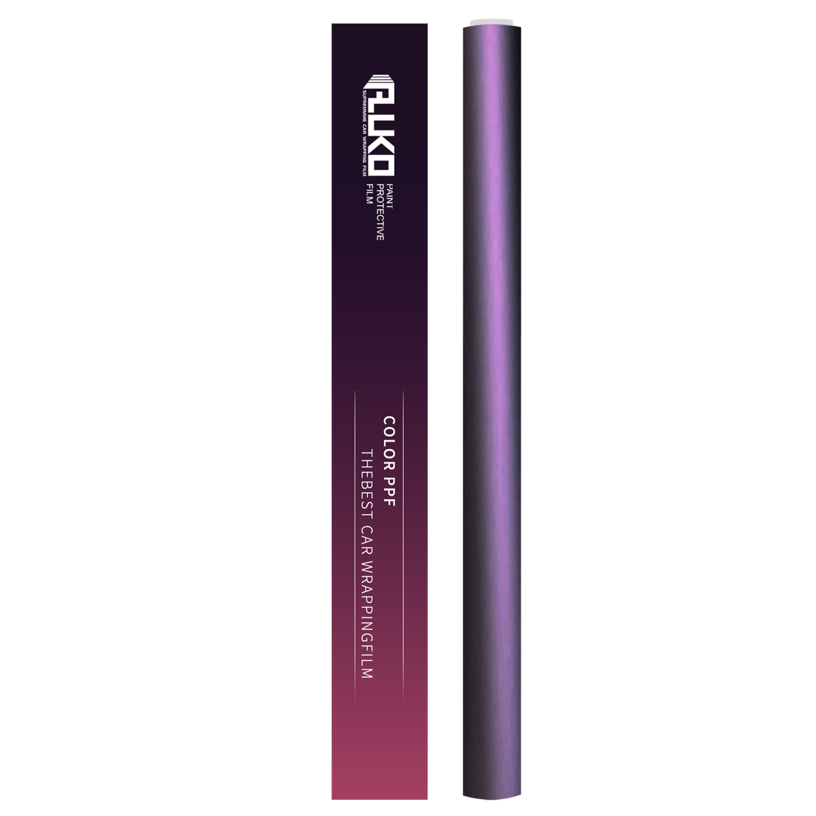 TPU Matte Metallic Black Purple Colored PPF Paint Protection Film product image 4 - Veloro paint protection film