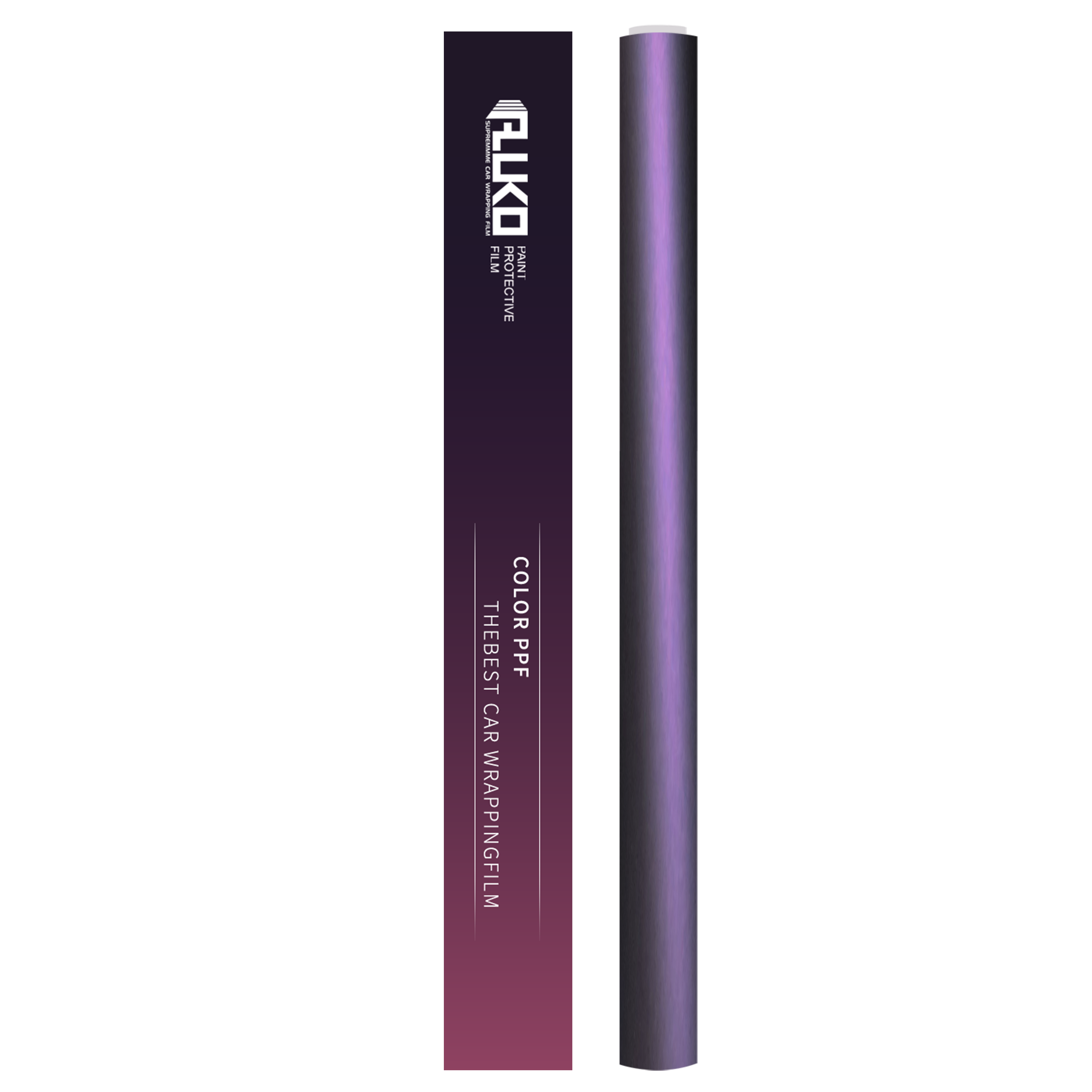 TPU Matte Metallic Black Purple Colored PPF Paint Protection Film product image 4 - Veloro paint protection film